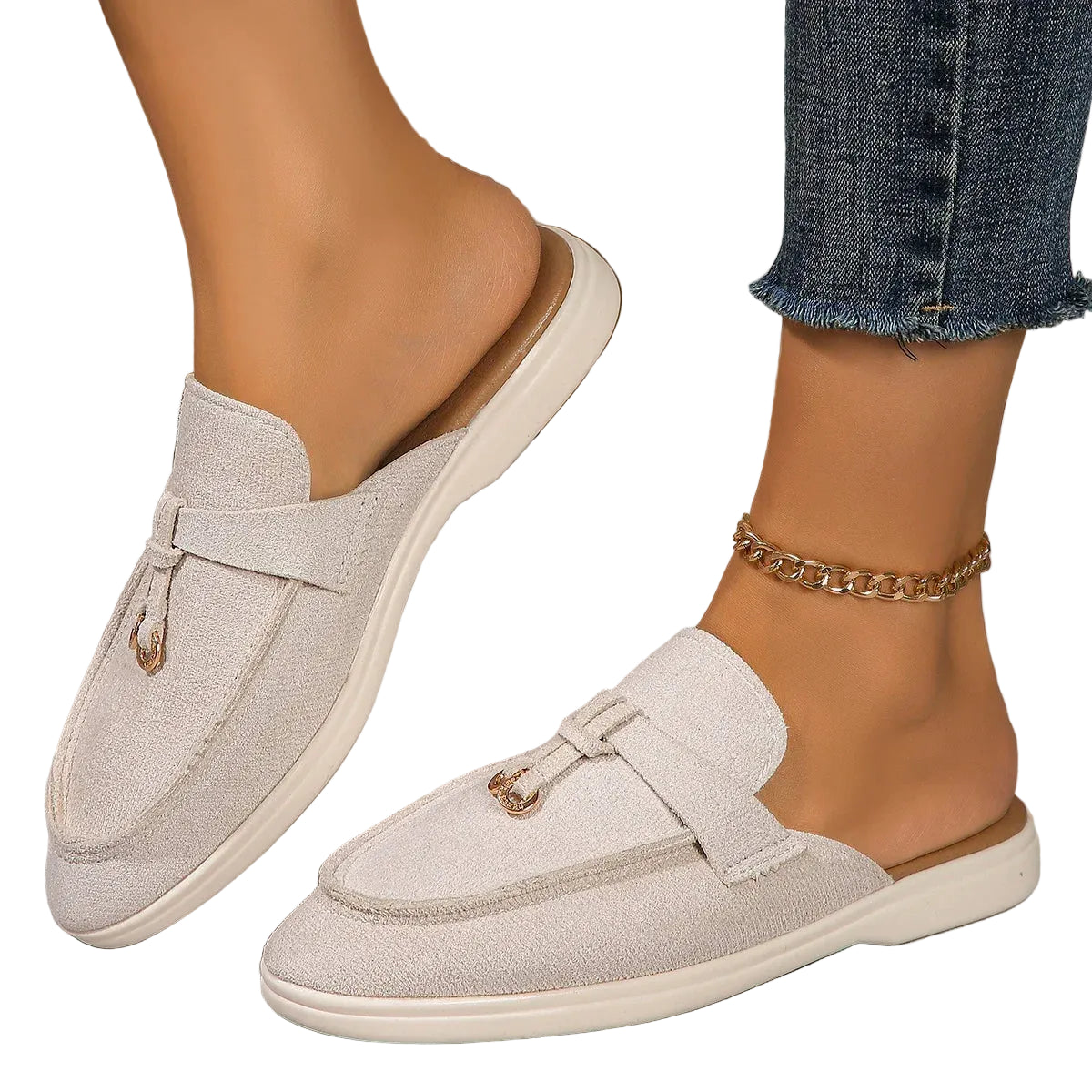 Dame Sneakers Slip-On Flade Fritidssko 0