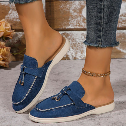 Dame Sneakers Slip-On Flade Fritidssko 10