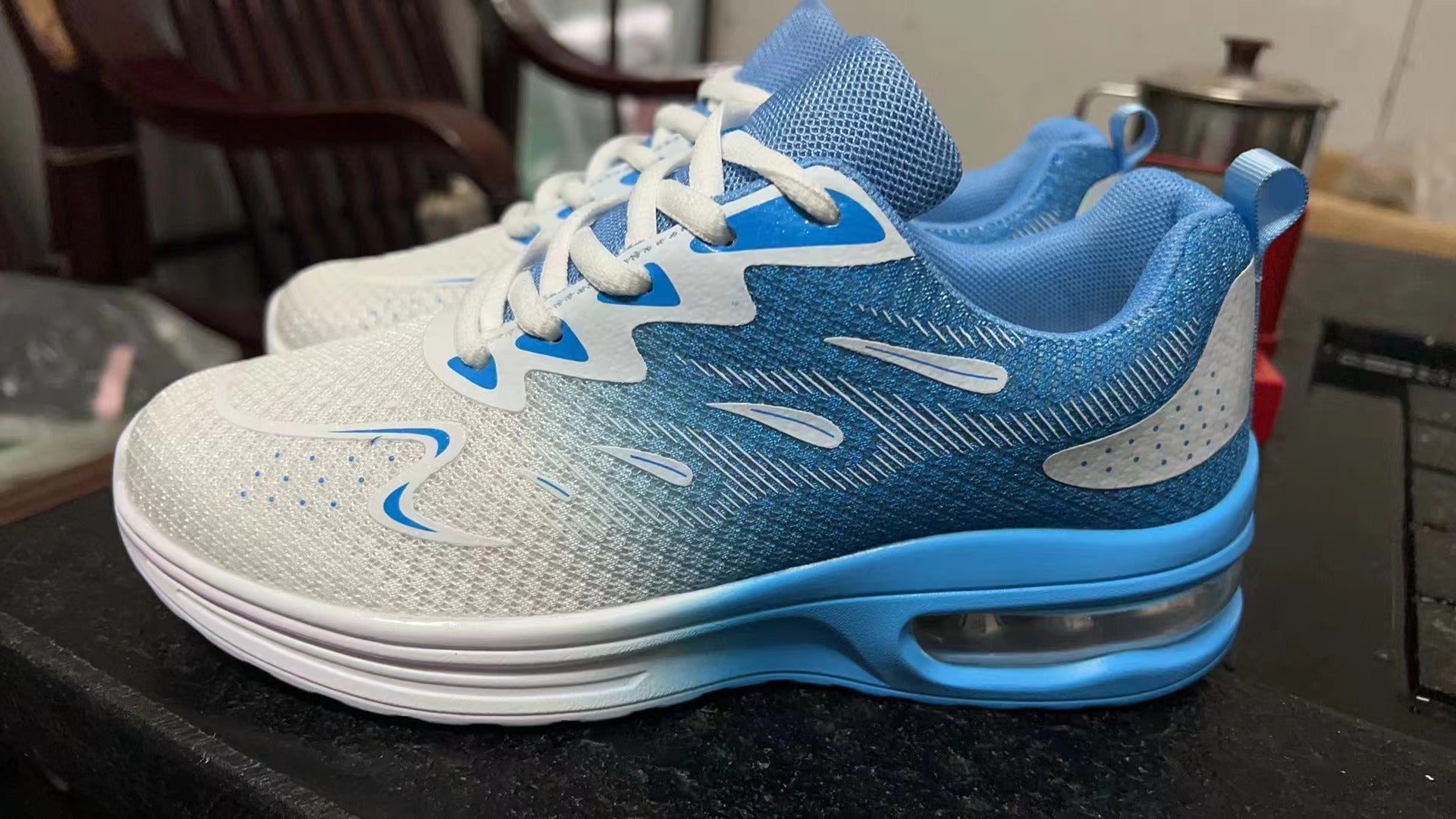 Dame Sneakers Sporty Med Åndbar Overflade og Støddæmpning 8