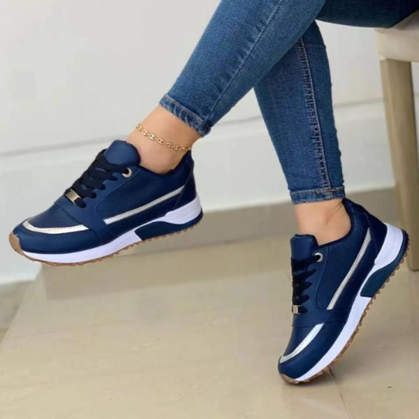 Dame Sneakers Sporty Stil 1