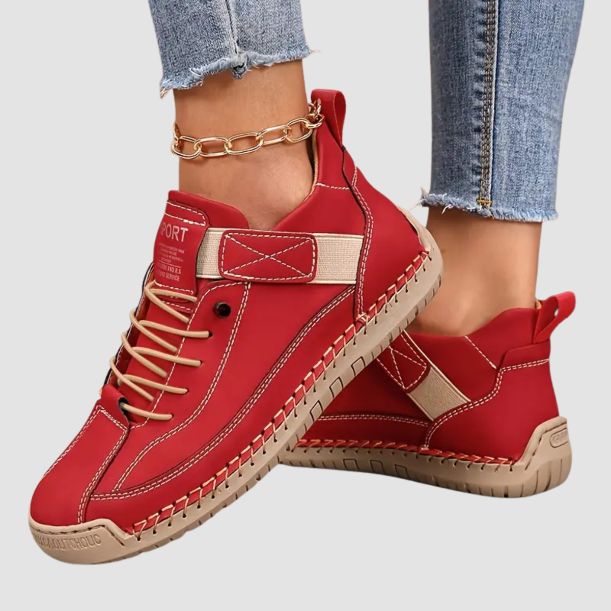 Dame Sneakers med Snørebånd til Hverdag 6