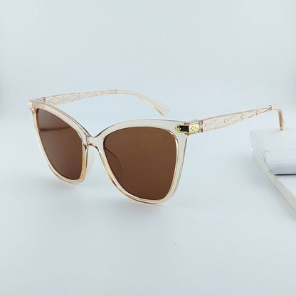 Dame Solbriller Cat-Eye Trendy Med UV-Beskyttelse 0