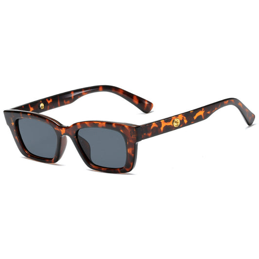 Dame Solbriller Firkantede Vintage Stil med Trendy Design 0