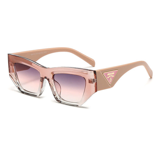 Dame Solbriller Geometrisk Design Med UV-Beskyttelse 0