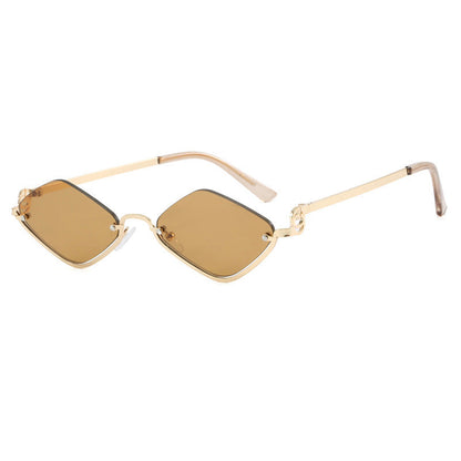 Dame Solbriller Geometrisk Design med UV-Beskyttelse 12