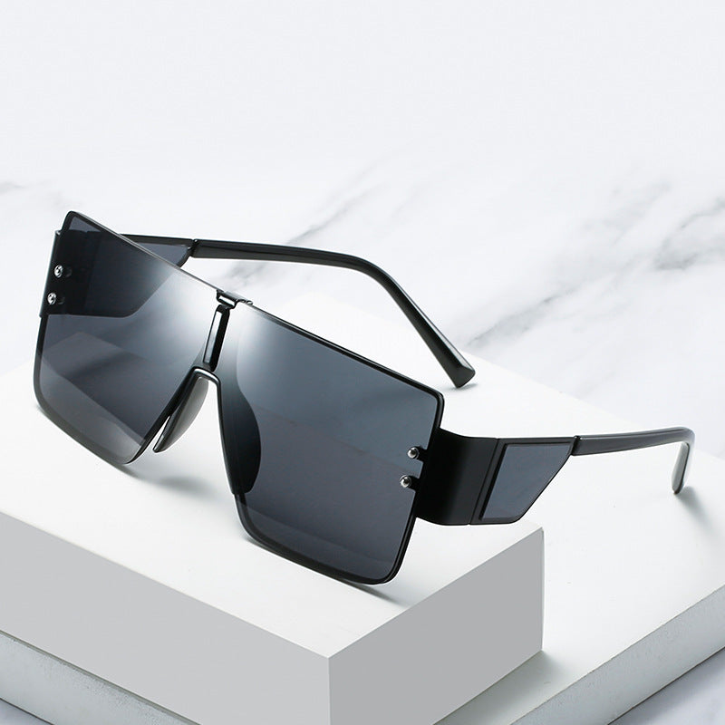 Dame Solbriller Overdimensionerede Futuristisk Design 4