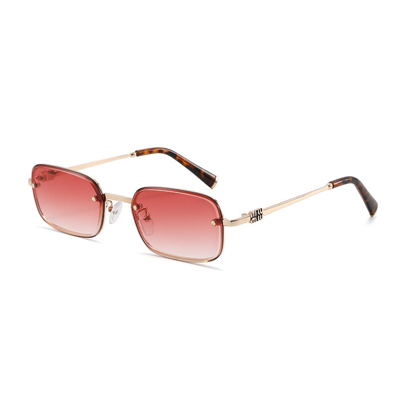 Dame Solbriller Rektangulær Stil Med Polariserede Linser 10