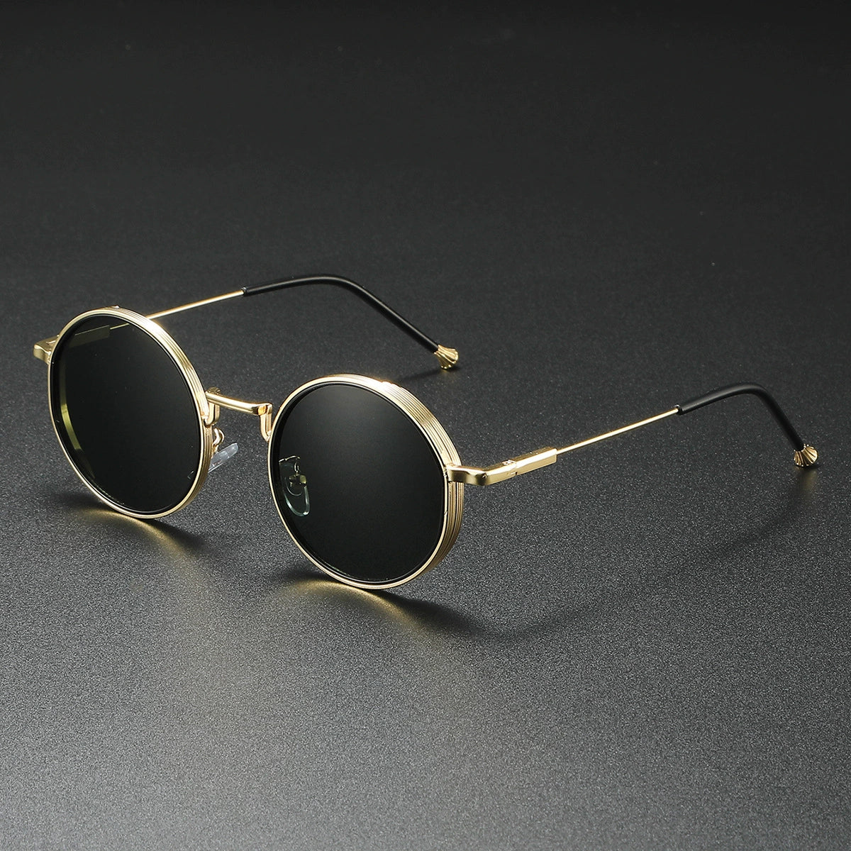 Dame Solbriller Runde med Vintage Stil og Gradientfarvede Linser 2