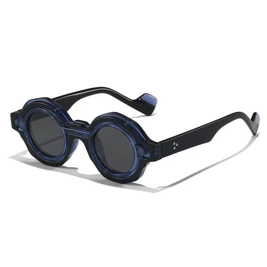 Dame Solbriller Rundt Design Moderne Stil med UV-Beskyttelse 0