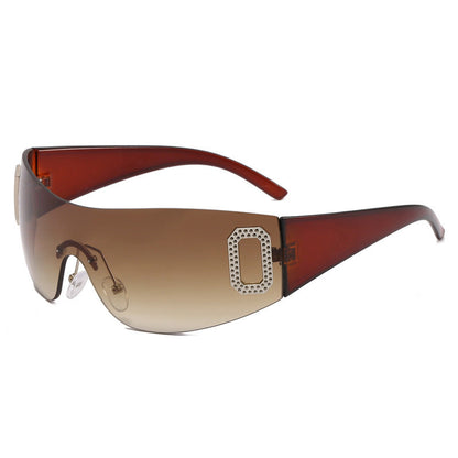 Dame Solbriller Sporty Futuristisk Design 0