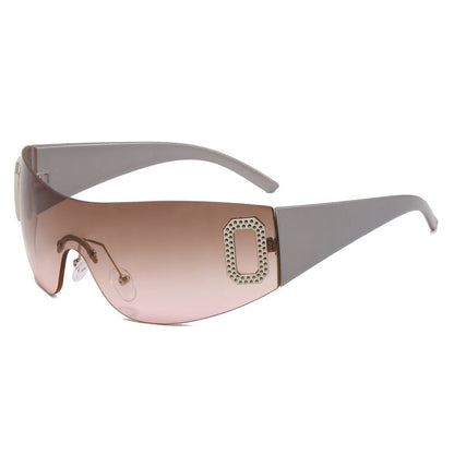 Dame Solbriller Sporty Futuristisk Design 10