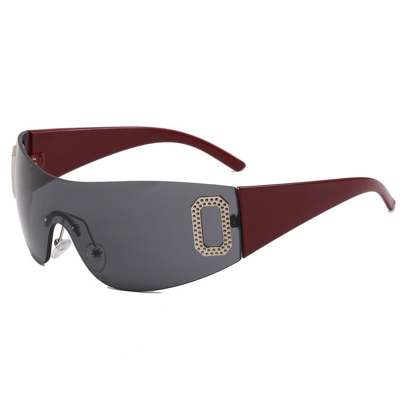 Dame Solbriller Sporty Futuristisk Design 12