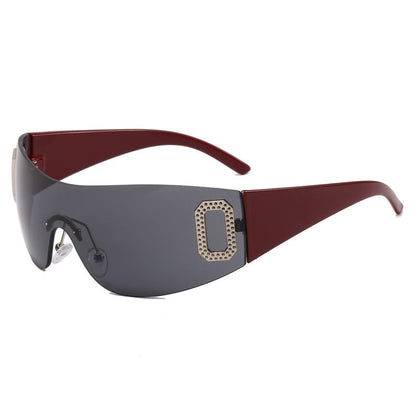 Dame Solbriller Sporty Futuristisk Design 12