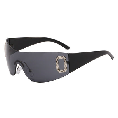 Dame Solbriller Sporty Futuristisk Design 8