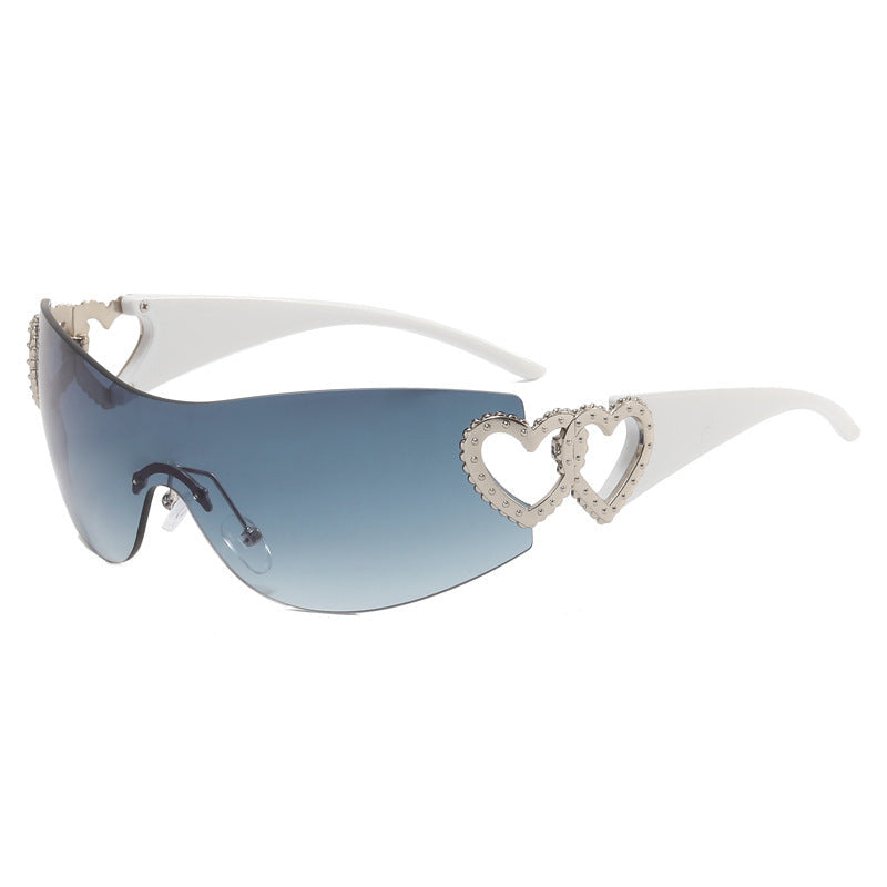 Dame Solbriller Sporty Skjold Design med UV-Beskyttelse 0