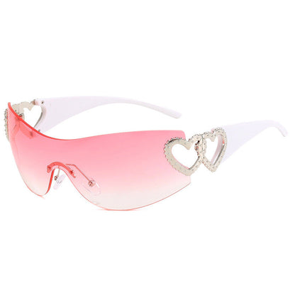 Dame Solbriller Sporty Skjold Design med UV-Beskyttelse 11