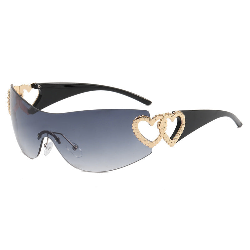 Dame Solbriller Sporty Skjold Design med UV-Beskyttelse 12