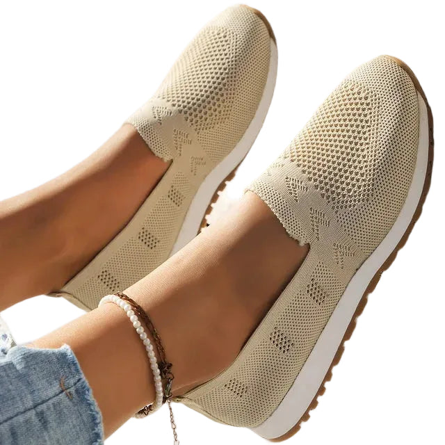 Dame Sommer Sko Slip-On Komfortabel 0