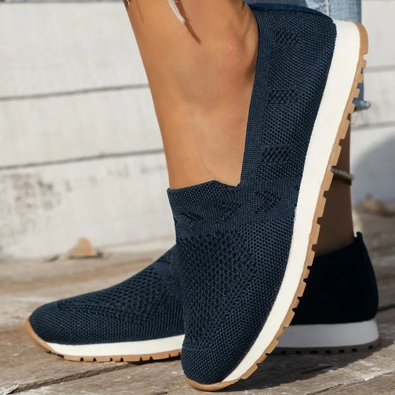 Dame Sommer Sko Slip-On Komfortabel 1