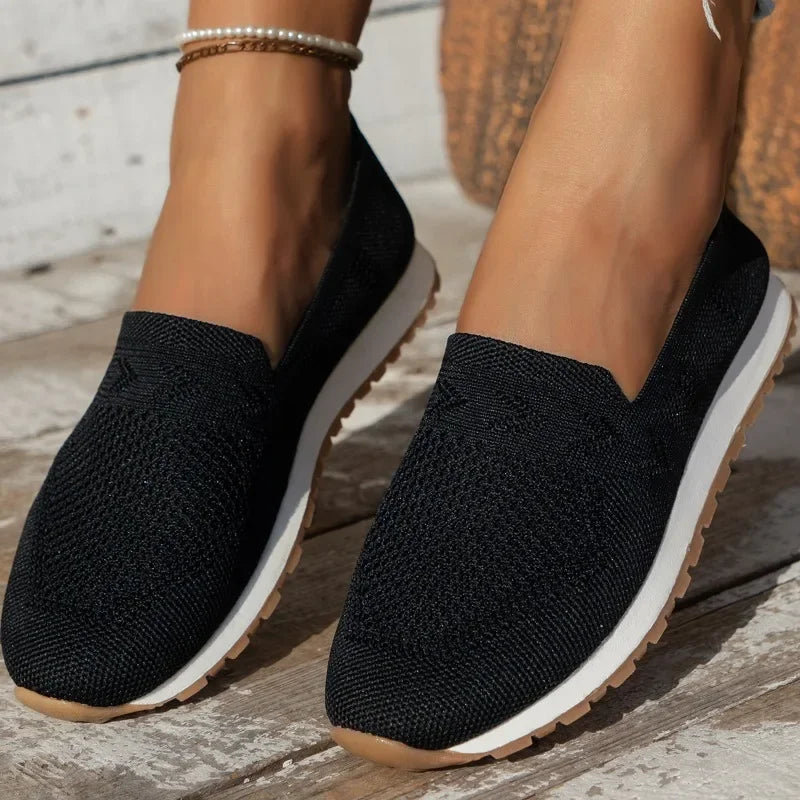 Dame Sommer Sko Slip-On Komfortabel 2