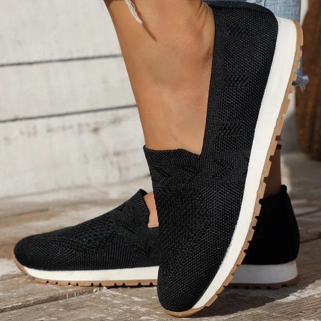 Dame Sommer Sko Slip-On Komfortabel 5