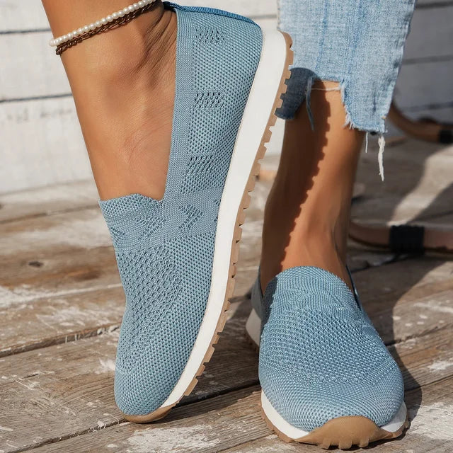 Dame Sommer Sko Slip-On Komfortabel 6