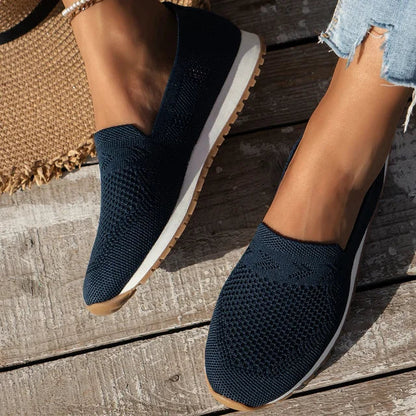 Dame Sommer Sko Slip-On Komfortabel 7
