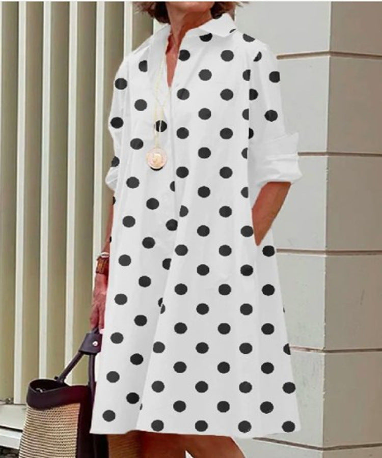 Dame Sommerkjole Med Print Elegant Design 1