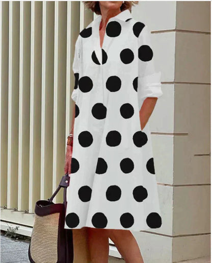 Dame Sommerkjole Med Print Elegant Design 11