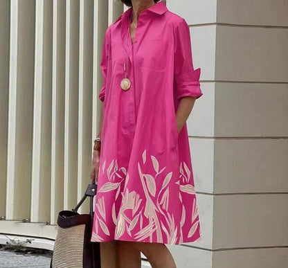 Dame Sommerkjole Med Print Elegant Design 3