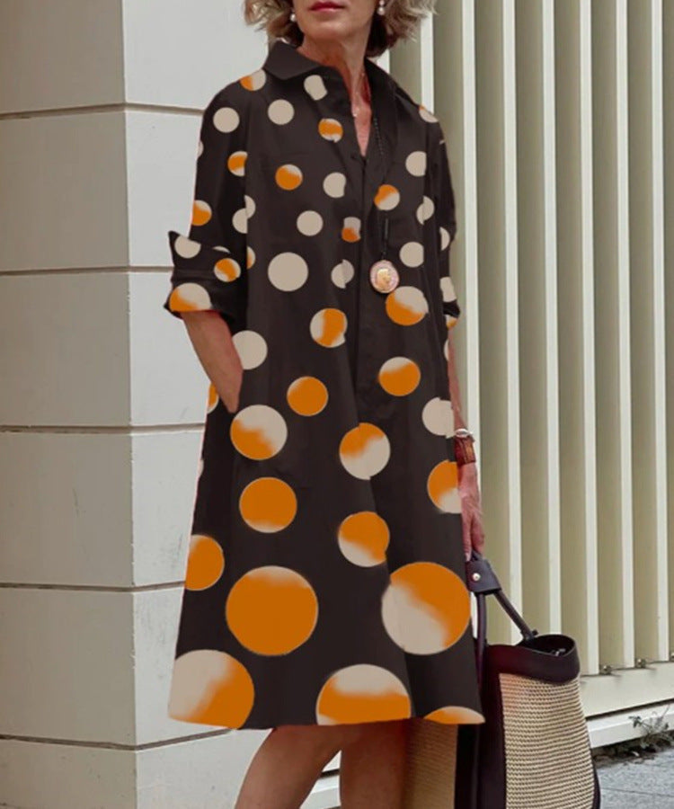 Dame Sommerkjole Med Print Elegant Design 6
