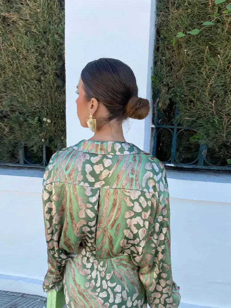 Dame Sommeroutfit Med Lange Ærmer Stilfuld 2