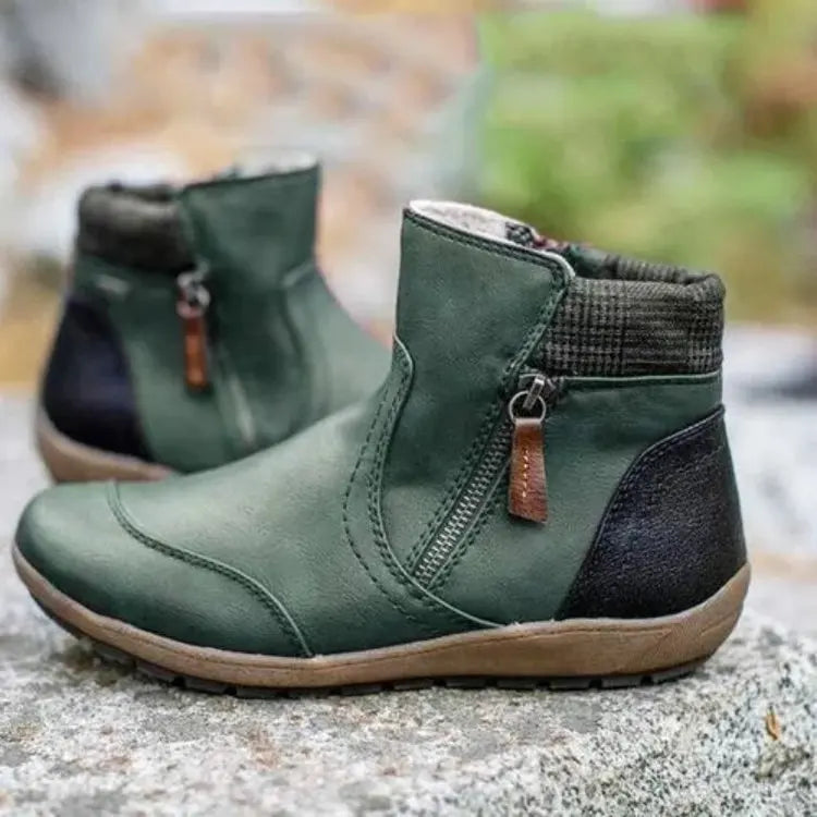 Dame Støvler med Lynlås og Komfortabel Design 8
