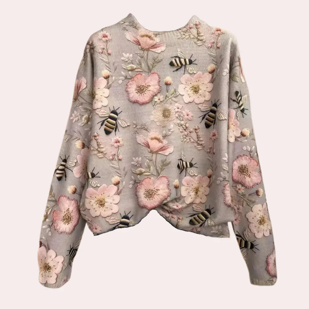 Dame Striktrøje Chic Stil 1