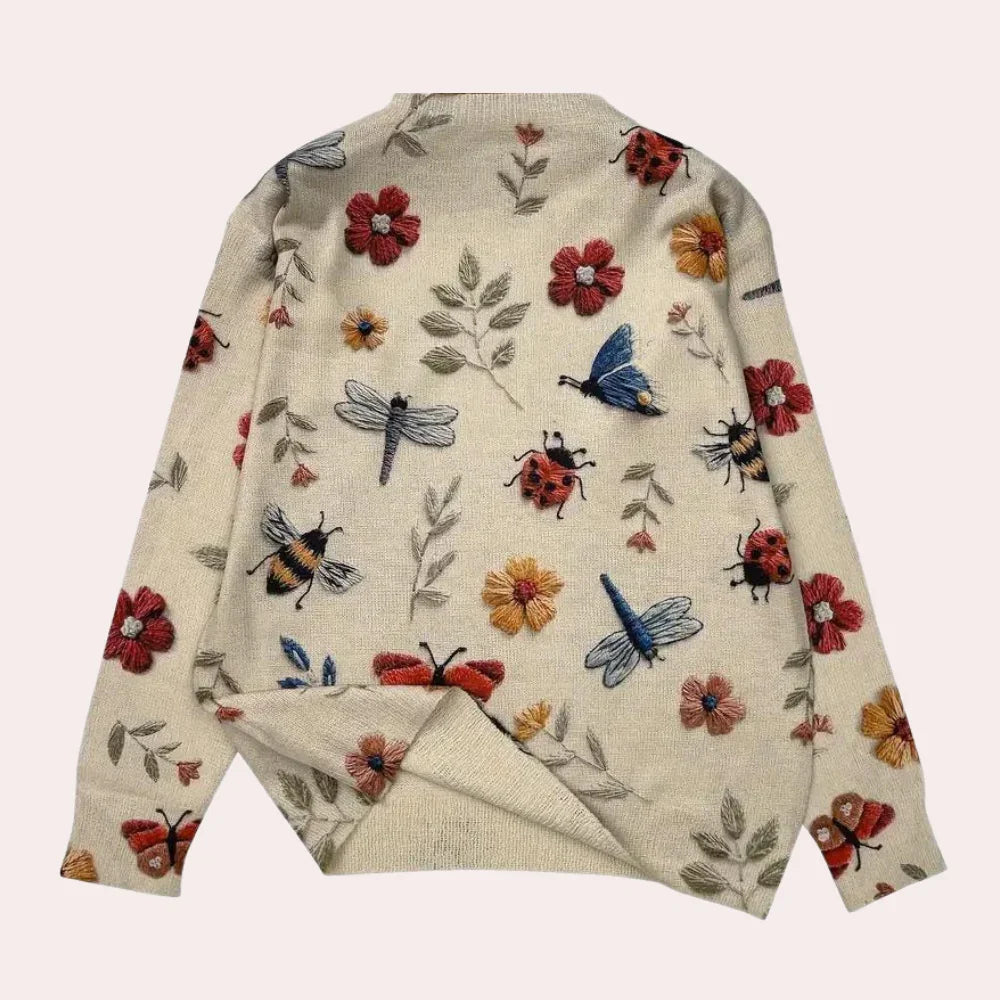 Dame Striktrøje Chic Stil 2