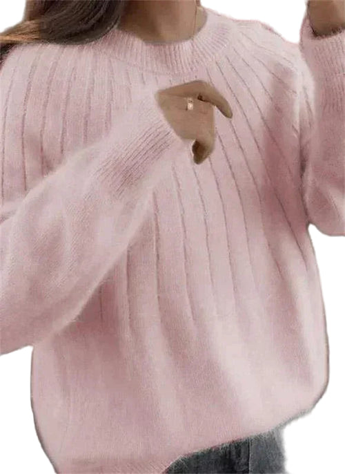 Dame Striktrøje Fluffy 0