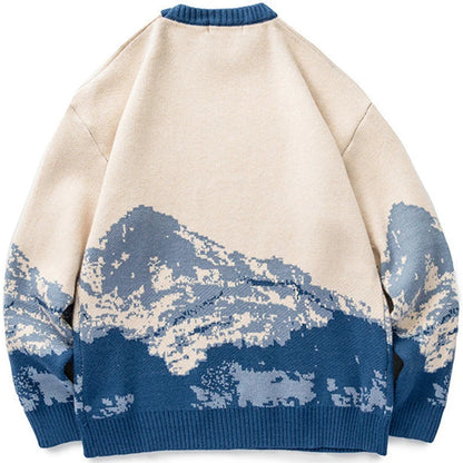 Dame Striktrøje Oversized 1