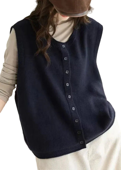 Dame Strikvest Oversized Vinterstil 0