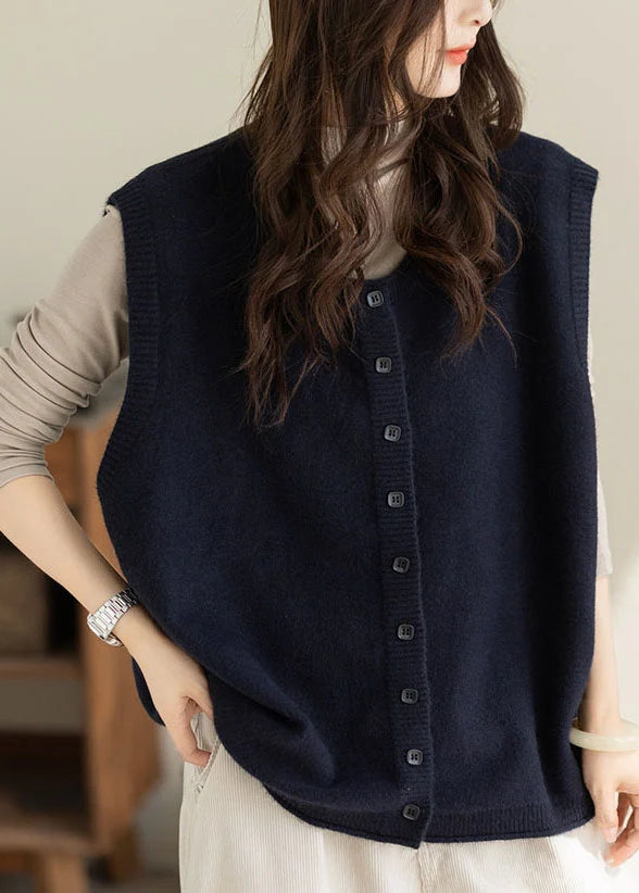 Dame Strikvest Oversized Vinterstil 3