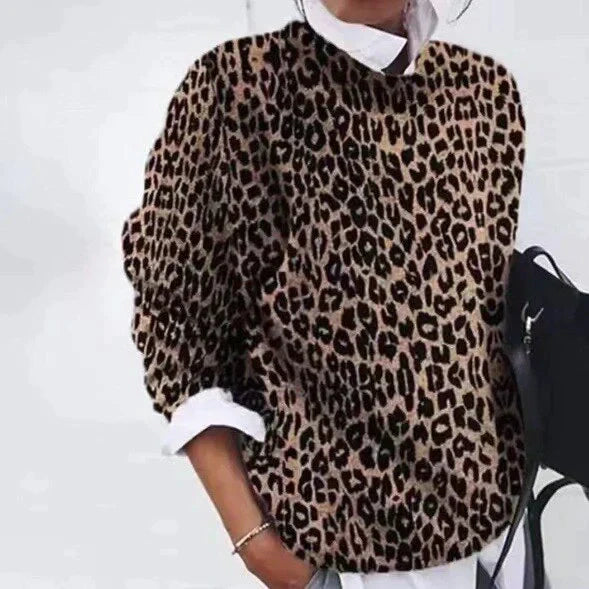 Dame Sweater med Print Moderne 1