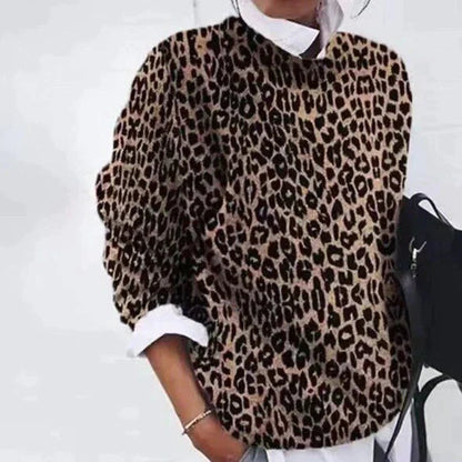 Dame Sweater med Print Moderne 1