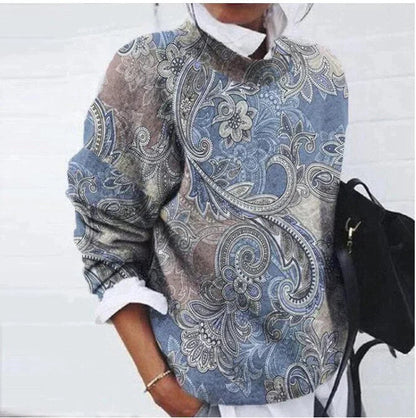 Dame Sweater med Print Moderne 2
