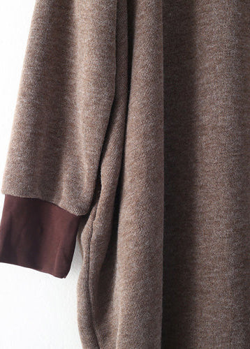 Dame Sweaterkjole Højhalset 4