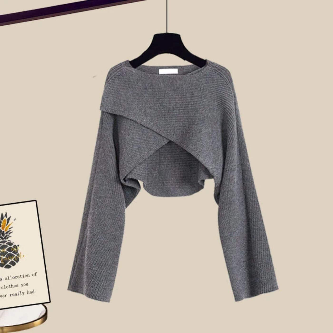 Dame Sweatersæt Tredelt Moderne 1