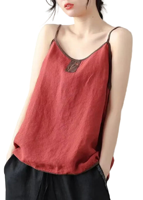 Dame Tank Top med Spaghetti Stropper Casual Sommerstil 0