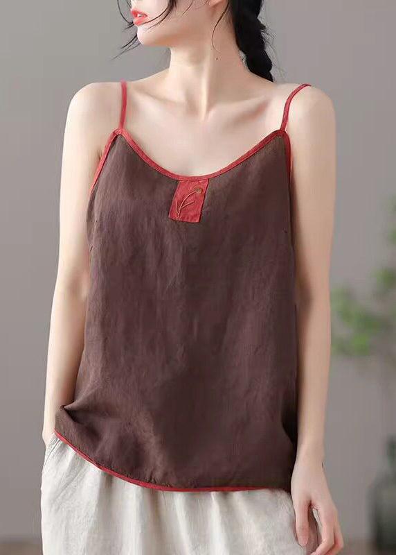 Dame Tank Top med Spaghetti Stropper Casual Sommerstil 3