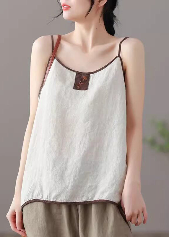 Dame Tank Top med Spaghetti Stropper Casual Sommerstil 4