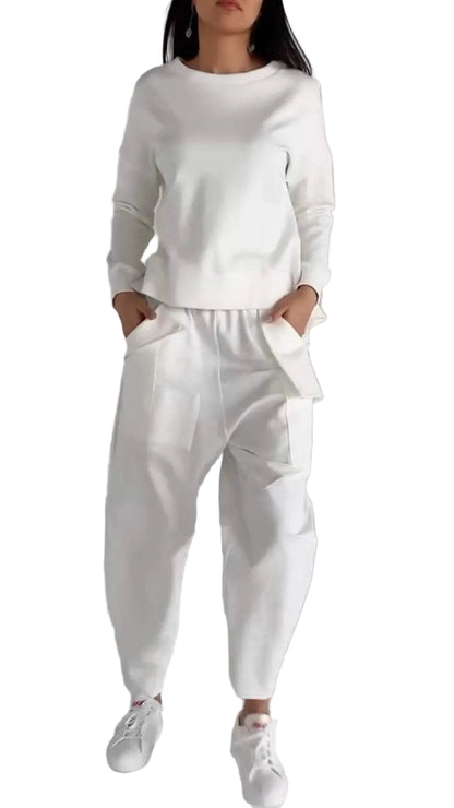 Dame To-delt Sæt Komfortabelt Design 0