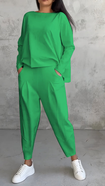 Dame To-delt Sæt Komfortabelt Design 9