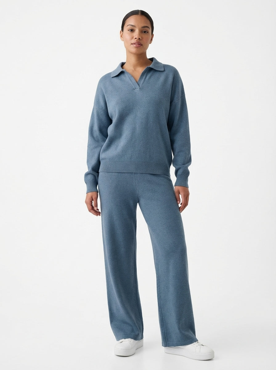 Dame Tøjsæt Til Kvinder Afslappet Stil Med Pullover Og Bukser 4
